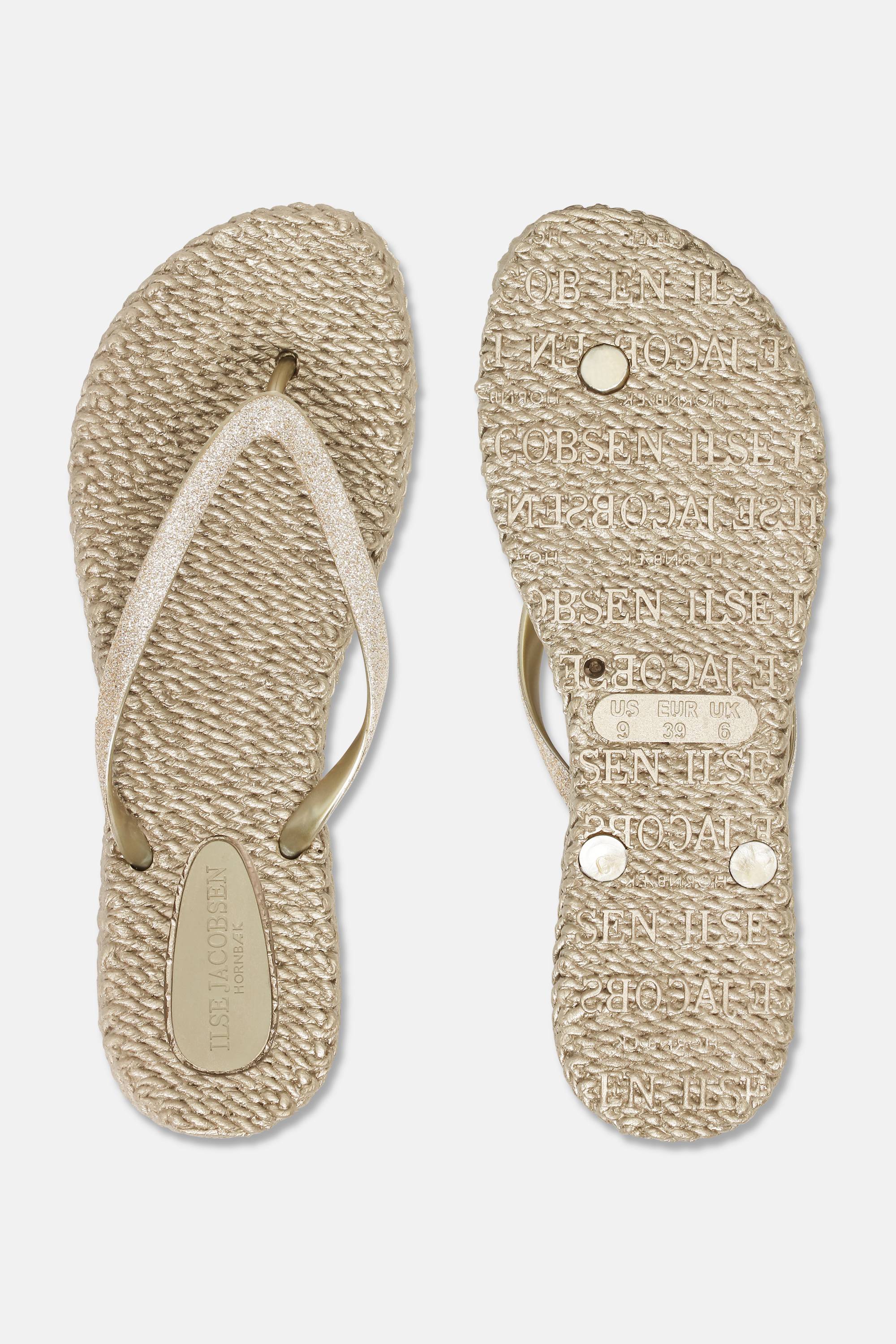 Flip-flops Glitter - Platin